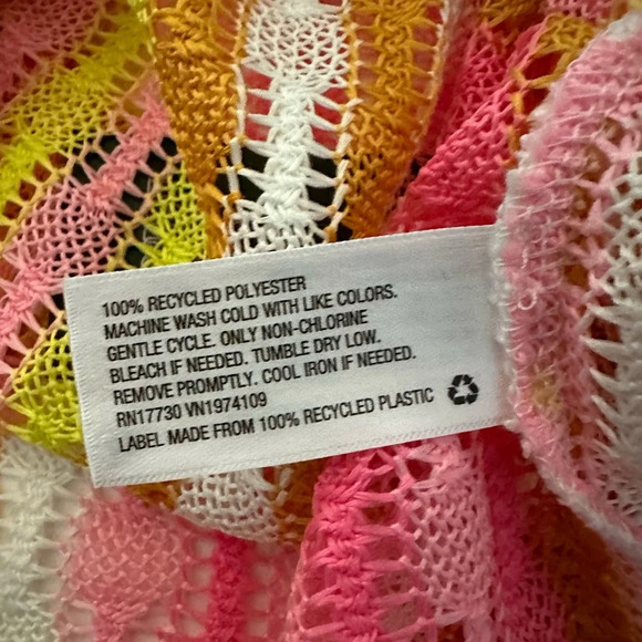 Wild FABLE Pastel Colors Sleeveless Crop Top Large BNWT - Picture 5 of 6